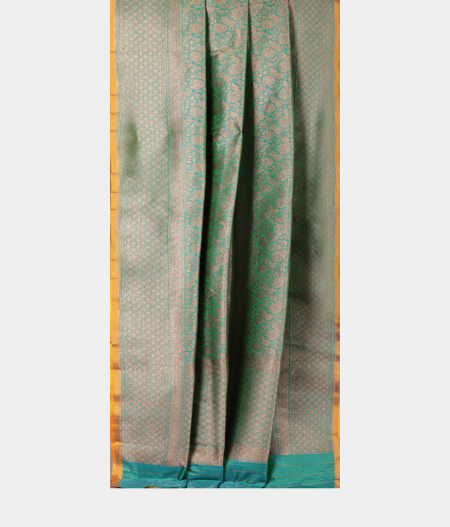 Green Banarasi Silk Saree T2258682