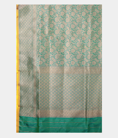 Green Banarasi Silk Saree T2258684