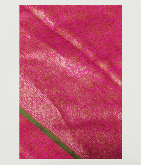 Pink Banarasi Silk Saree T225867-image