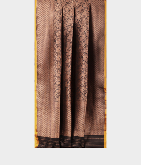 Black Banarasi Silk Saree T2258792