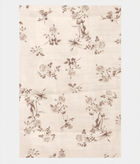 White Kora Organza Printed Saree T2239484