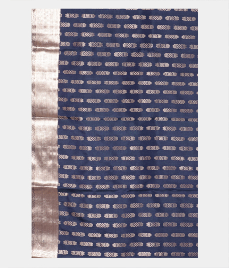 Blue Handwoven Kanjivaram Silk Saree T2212503