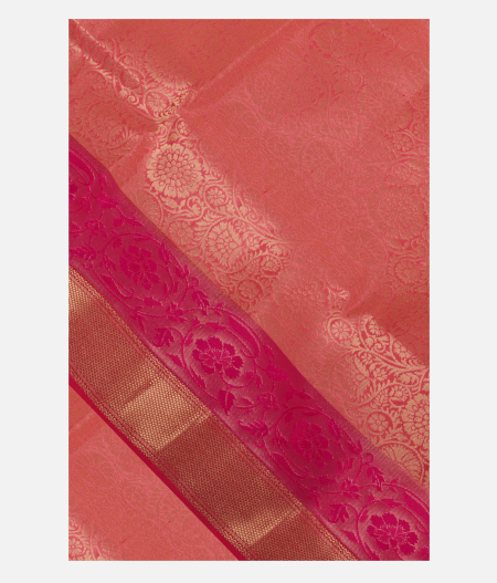 Peach Soft Silk Saree T224676-image