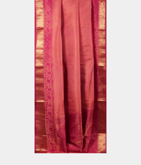 Peach Soft Silk Saree T2246762