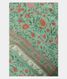 Light Green Egyptian Printed Cotton Saree T2261671