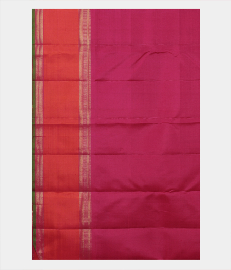 Yellowish Green  Handwoven Kanjivaram Silk Saree T2223953