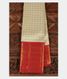 Cream Handwoven Kanjivaram Silk Saree T2214861