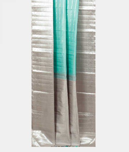 Light Blue Handwoven Kanjivaram Silk Saree T2253742
