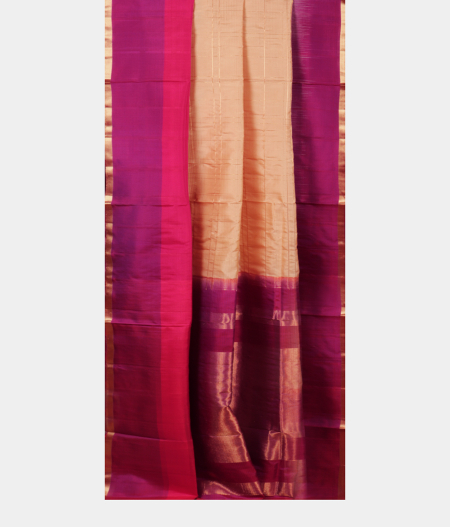 Beige Soft Silk Saree T1763362