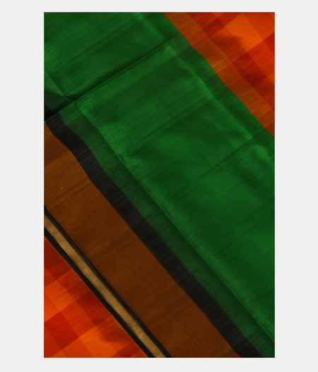 Red and Orange Soft Silk Saree T142786-image