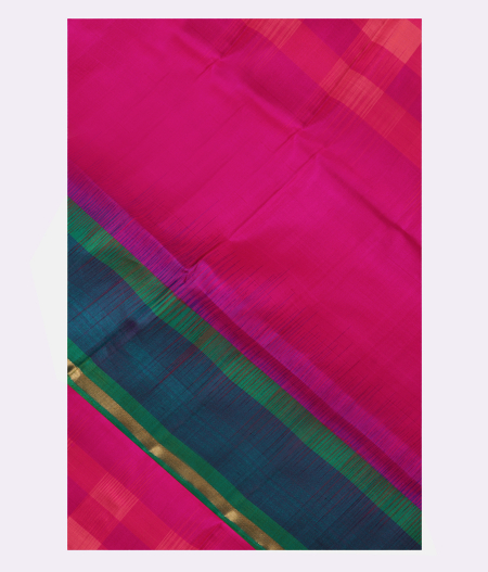 Pink and Orange Soft Silk Saree T176400-image