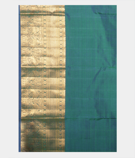 Green Handwoven Kanjivaram Silk Saree T2262403