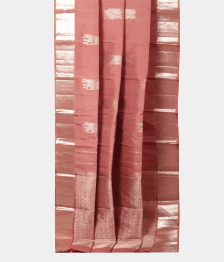 Onion Pink Handwoven Kanjivaram Silk Saree T2245262