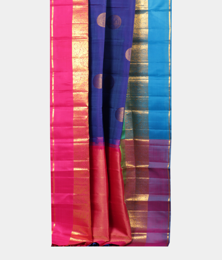 Purple Handwoven Kanjivaram Silk Saree T2251262