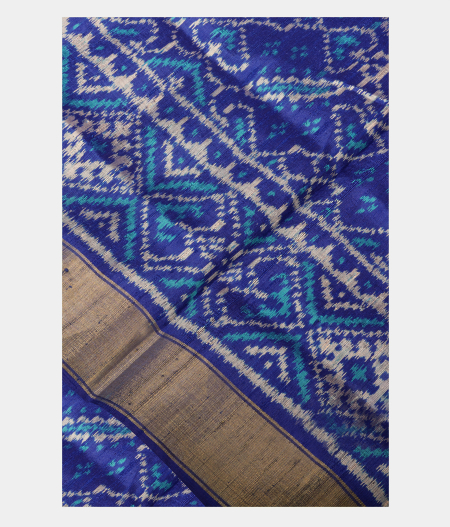 Blue Patola Silk Saree T224791-image