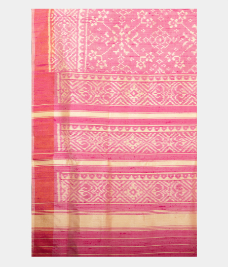 Pink Patola Silk Saree T2247864