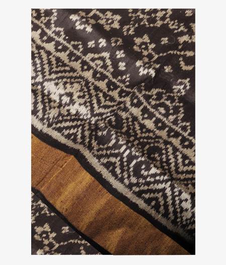 Black Patola Silk Saree T224785-image