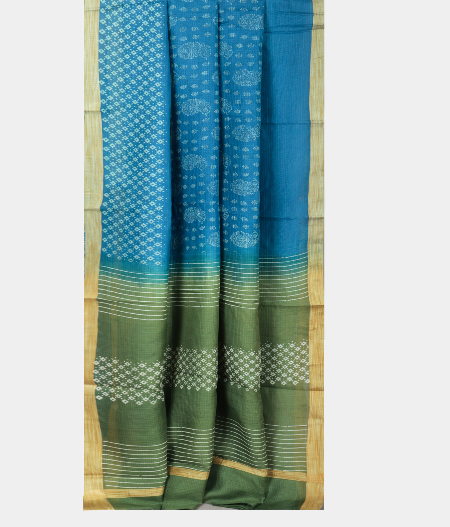 Blue Kota Cotton Saree T2177212