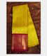 Yellowish Green Handwoven Kanjivaram Silk Kids Pavadai T2191751