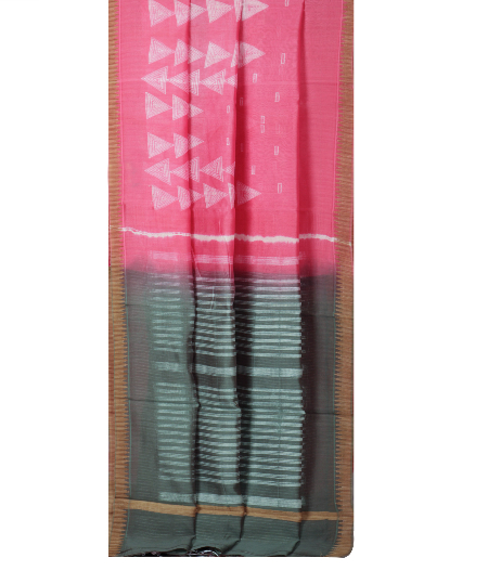 Pink Kota Cotton Saree T2168922