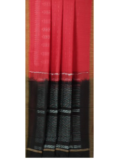 Red Kota Cotton Saree T2169022