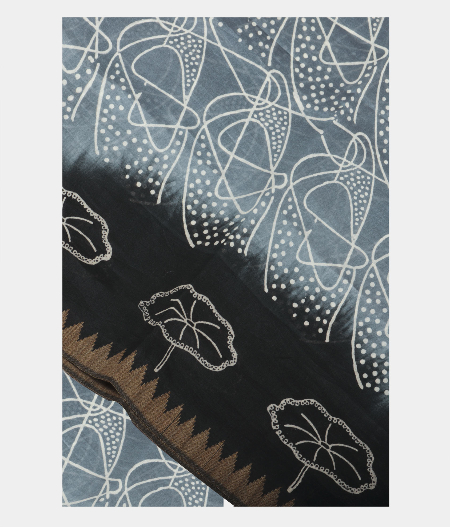 Grey Kota Cotton Saree T216870-image