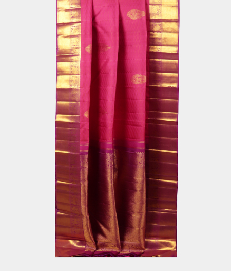 Pink Handwoven Kanjivaram Silk Saree T2253322
