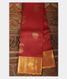 Rust Handwoven Kanjivaram Silk Saree T1927331