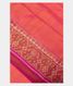 Orangish Pink Patola Silk Saree LJ86851
