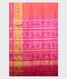 Orangish Pink Patola Silk Saree LJ86854