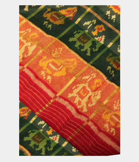 Green Patola Silk Saree T213343-image