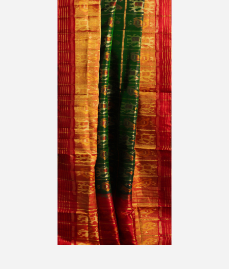 Green Patola Silk Saree T2133432