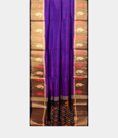 Purple Patola Silk Saree T2133232