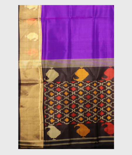 Purple Patola Silk Saree T2133234
