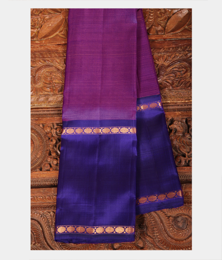 Purple Handwoven Kanjivaram Silk Saree T225795-image