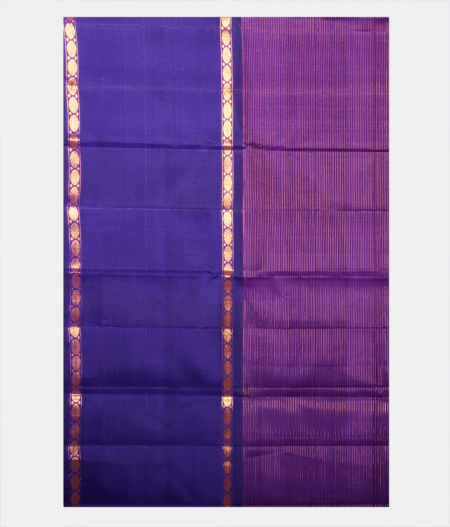 Purple Handwoven Kanjivaram Silk Saree T2257953