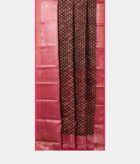 Brown Soft Printed Cotton Saree T2182902