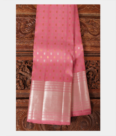 Pink Handwoven Kanjivaram Silk Saree T225529-image