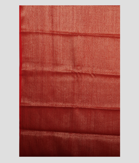 Rust soft Printed Cotton Saree T2102323