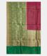 Maroon Banaras Organza Saree T1843534
