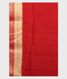 Red Soft Printed Cotton Saree T1849383