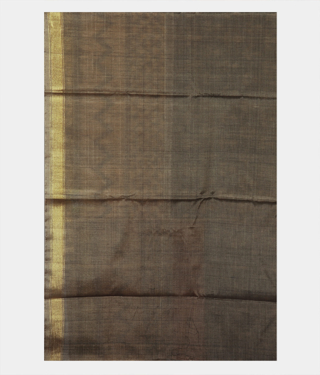 Black Pochampalli Silk Cotton Saree T2174773