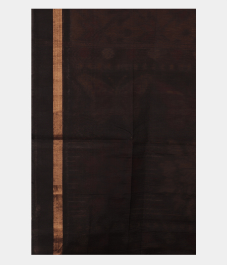 Beige Pochampalli Silk Cotton Saree T2222163