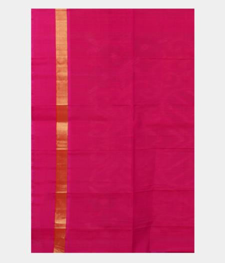 Green Pochampalli Silk Cotton Saree T2222223