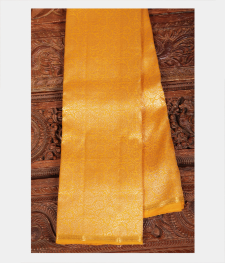 Yellow Handwoven Kanjivaram Silk Saree T225113-image