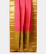 Orangish Pink Handwoven Kanjivaram Silk Saree T2245732