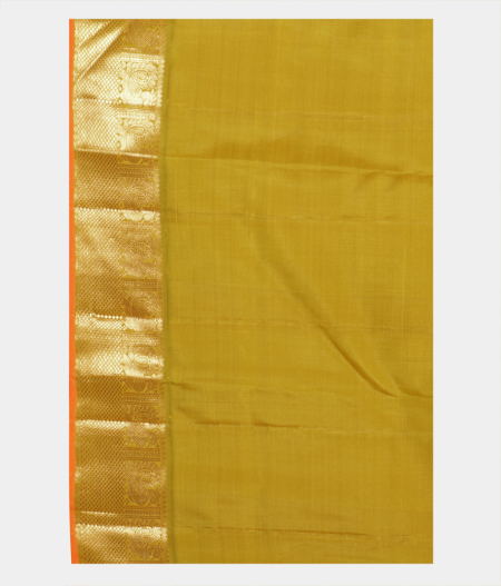 Orangish Pink Handwoven Kanjivaram Silk Saree T2245733