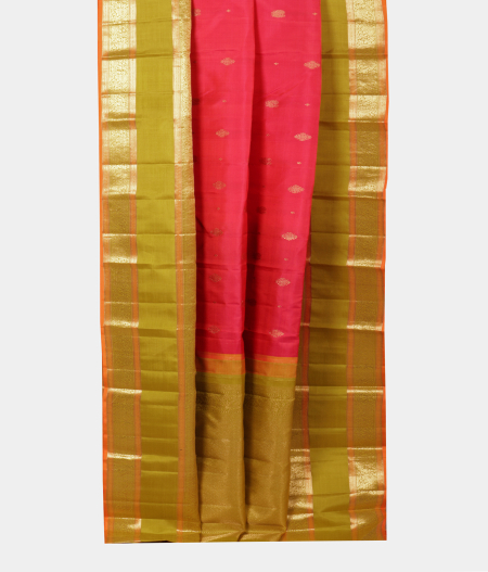 Magenta Handwoven Kanjivaram Silk Saree T2245852