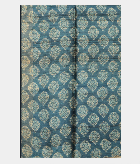 Beige Tussar Printed Saree T2232323