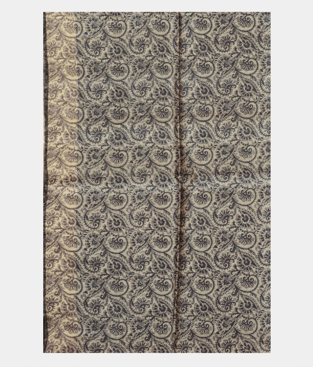 Beige Tussar Printed Saree T2232093